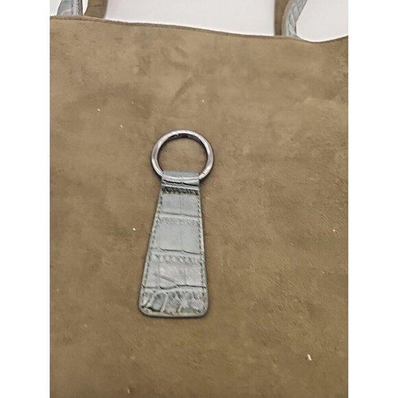 Murval Paris handbag Green Suede Large Outside Zip - Picture 5 of 8